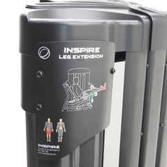 Разгибание/сгибание ног Inspire DMEC1. Стек 52 кг