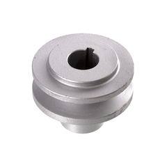 Шкив чугунный окрашенный, одноручейковый под круглый вал 20мм