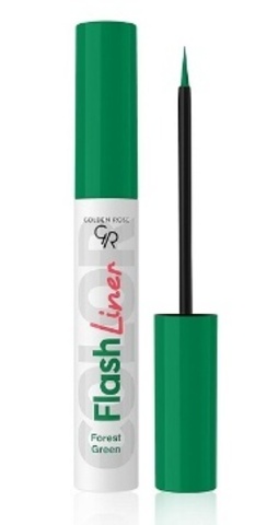 Golden Rose Подводка FLASH LINER COLORED тон 102_FOREST GREEN лесной зелёный