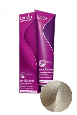 Стойкая крем-краска для волос LondaColor 10/16 Яркий блонд жемчужный, Londa Professional, 60 мл