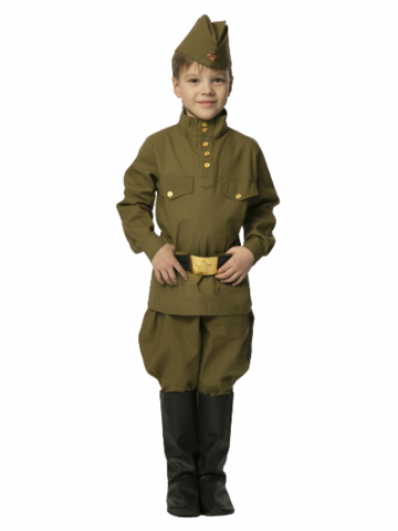 Военная форма Солдат с брюками-галифе детский