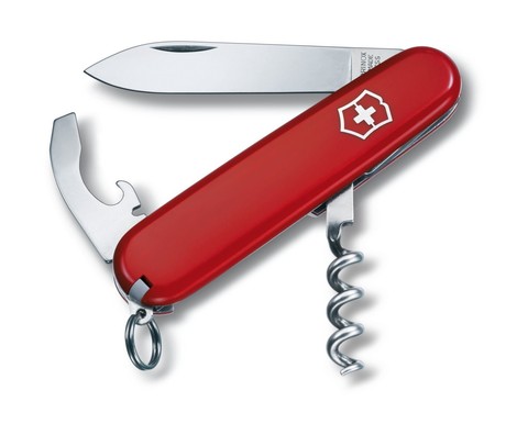 Нож перочинный Victorinox Waiter 84мм 9 функций красный блистер (0.3303.B1)