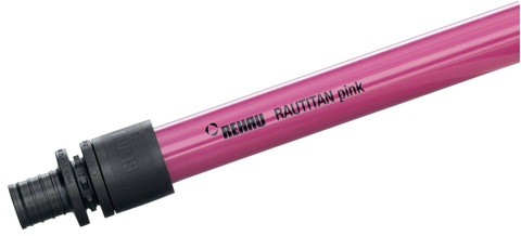 Rehau Rautitan Pink 25х3.5 мм. труба для отопления (11360621050) в бухте 50 м - 1 м