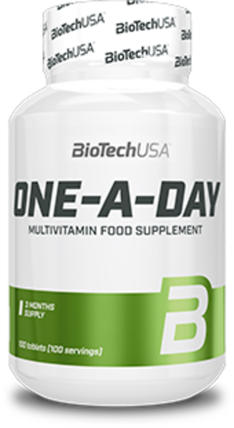 Витамины ONE A DAY, BIOTECH USA / 100 таб