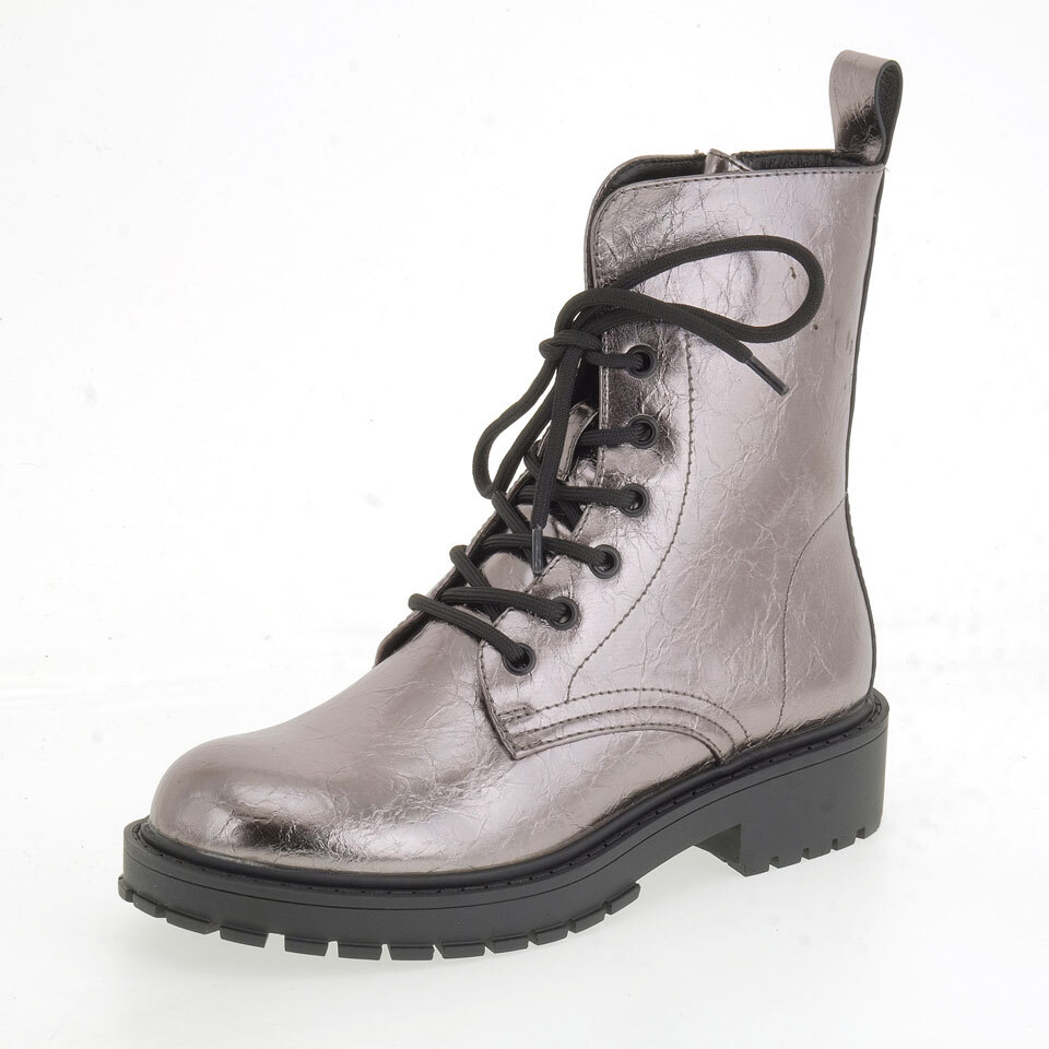 Ботинки женские BETSY 908339/01-05 серебряные