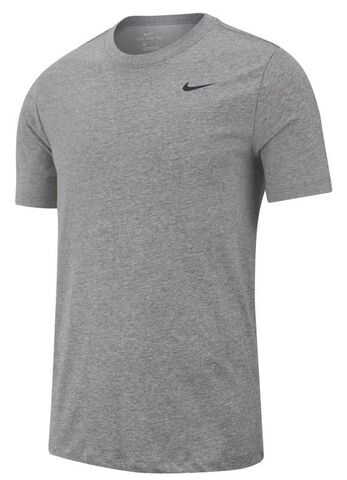 Теннисная футболка Nike Solid Dri-Fit Crew - carbon heather/black