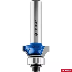 ЗУБР 19.0 x 7.4 мм, радиус 3.2 мм, фреза кромочная калевочная №1, Профессионал (28701-19)