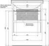 Aquanet 244671 Набор мебели Сидней 60 цв.белый глянец (раковина Аква) (244671)