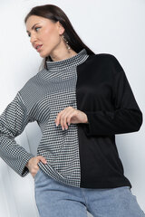 Блуза Элли (черно-белая) Б11305 LT Collection