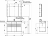 Aquanet 277531 Тумба Алвита new 100 подвесная 3 дв.цв.антрацит (277531)