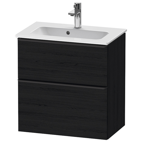 Duravit D-Neo Тумбочка подвесная, Compact 625x610x372, 1 ящик, цвет: Black Oak DE436801616