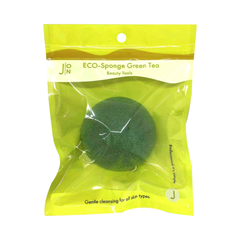 Спонж конняку с добавлением зеленого чая J:on- ECO-sponge green tea, 1шт