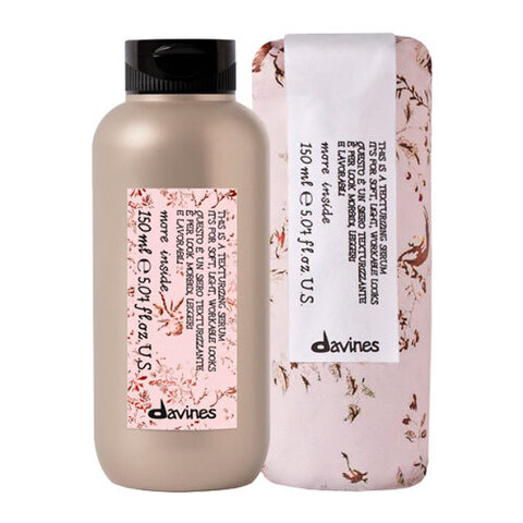 Davines More inside This Is A Texturizing Serum - Текстурирующая сыворотка для создания объёмных и легких естественных образов