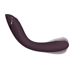 Сливовый стимулятор G-точки Womanizer OG c технологией Pleasure Air и вибрацией - 17,7 см. - 