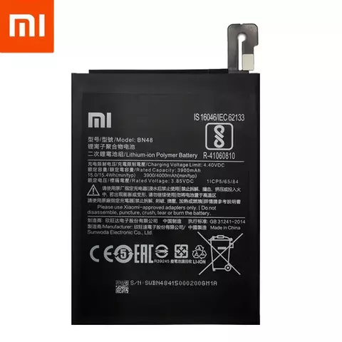 АКБ 4000 mAh (BN48) для Xiaomi Redmi Note 6 Pro Аккумулятор для телефона
