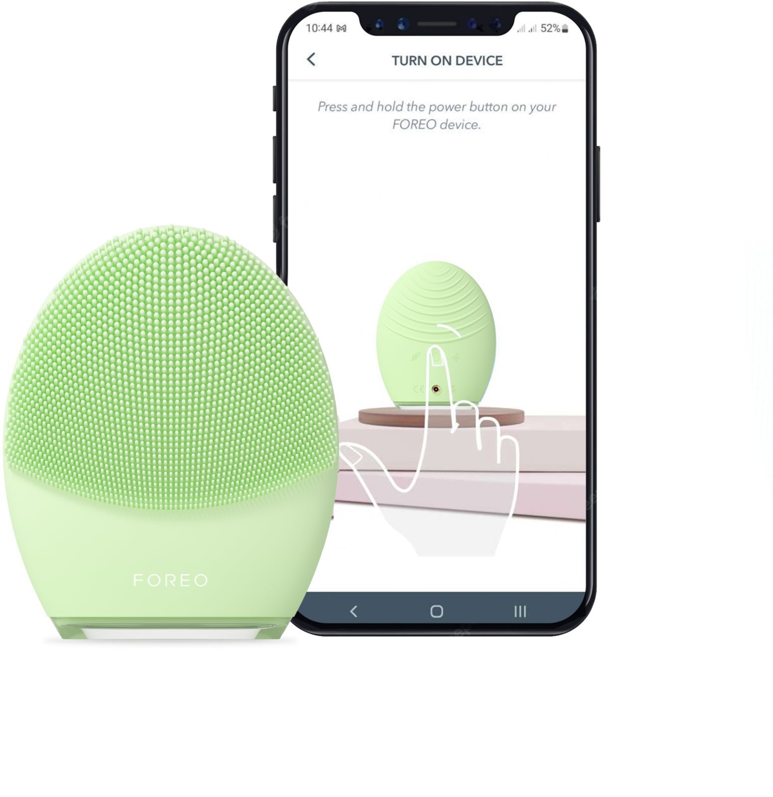 FOREO LUNA™4 Массажное устройство для очищения и укрепления кожи лица  купить в Москве | Доставка по России.