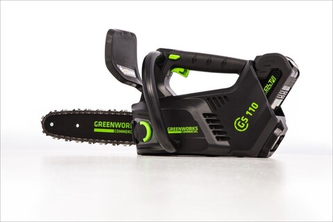Цепная пила Greenworks GD40TCSk5 (GS110) 40v, 25 см, в комплекте с АКБ 5 А·ч и ЗУ (аккумуляторная)