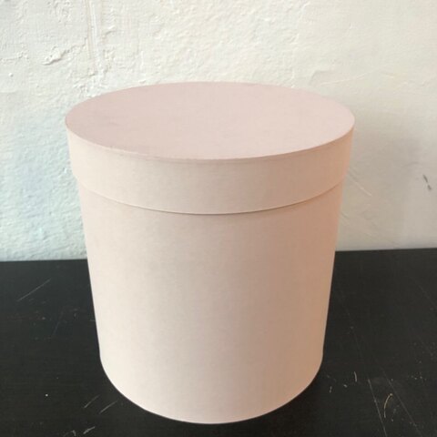 Цилиндр одиночный, 25х25 см, Бледно-розовый, 1 шт.