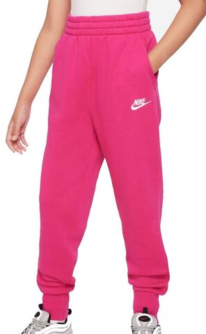 Детские теннисные штаны Nike Court Club Pants - fireberry/fireberry/white