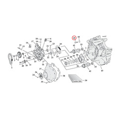 Сетка масляного канала 00-17 Softail