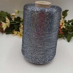 Люрекс с вискозой Glitter фабрика Be Mi Va - Silver Navy