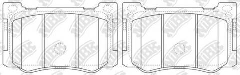 Колодки NiBK PN0633