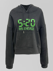 Толстовка CC Fashion 8802 с капюшоном карманом кенгуру и надписью 5:20