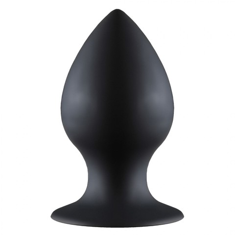 Чёрная анальная пробка Thick Anal Plug Medium - 9,5 см. - Lola Games Back Door Collection Black Edition 4210-01Lola