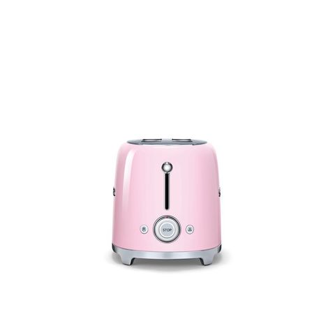 Тостер Smeg Стиль 50-х годов для 4 тостов розовый