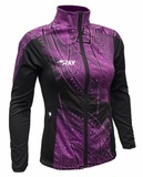 Утеплённый лыжный костюм RAY Pro Race WS Violet Print-Black женский