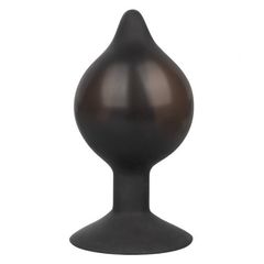 Расширяющаяся анальная пробка со съемным шлангом Medium Silicone Inflatable Plug - 10,75 см. - 