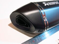 Глушитель Akrapovic 51 мм 470мм большой чёрный