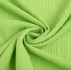 Ткань плательная вискоза стрейч жаккард, 120 гр/м2, ш. 148 см, салатовый