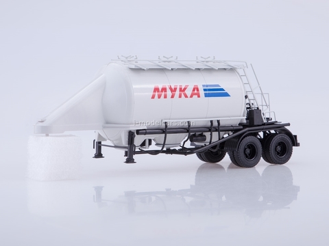 Semitrailer flour carrier ASP-25 white 1:43 AutoHistory