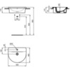 Раковина встраиваемая 55х46 см Ideal Standard Connect Arc E7978MA