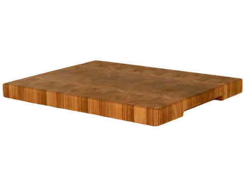 деревянная торцевая разделочная доска из карагача (вяза) 35х25х3 см