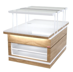 Прилавок нейтральный сдвоенный с розеткой REFETTORIO ШС Filin RBN21NST-НН