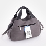 Сумка Саломея 656 мульти итальянский серо-черный