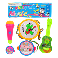 Музыкальный барабан+гитара+микрофон 27*29