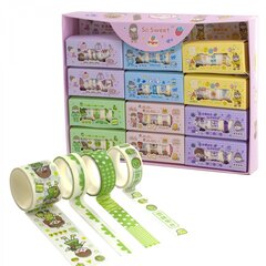 
          Декоративная клейкая лента Alingar, 1,5 см х 2 м, 3 шт, 3 см х 2м "Девочка SO SWEET", асcорти, в индивидуальной упаковке, с европодвесом, шоу-бокс