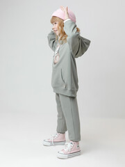 джемпер  для девочки  КР 302165/хаки 6206 к663