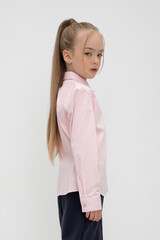 блузка  для девочки  ТК 39030/светло-розовый