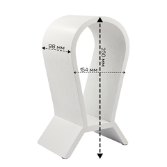 Подставка из дерева для полноразмерных, мониторных наушников