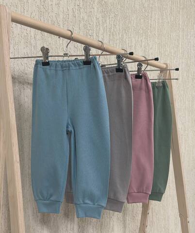 Штанишки д/детей однотонные (интерлок лапша)