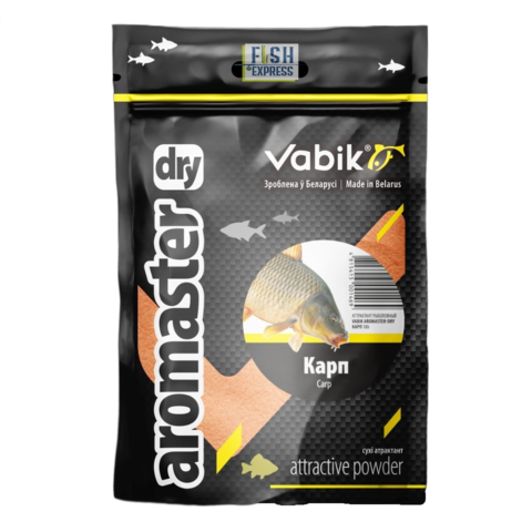 Аттрактант Vabik AROMASTER-DRY Карп 100г. уп. 60шт. (продажа от 1шт)