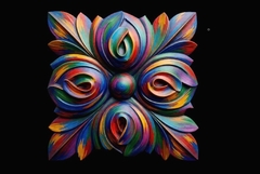 Силиконовый молд Накладка № 0624