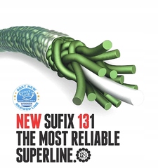 Шнур плетеный SUFIX 131 ярко-зеленый 150 м 0.185 мм
