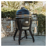 Гриль керамический Monolith Grill TWO.55 (Classic), черный на колесиках с боковыми столиками
