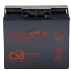 Аккумулятор CSB 12V 17Ah (GP12170 B3 CSB)