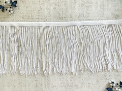 Тесьма текстиль бахрома, ш. 10 см, белый